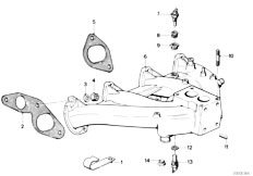 E21 318 M10 Sedan / Engine Intake Manifold System