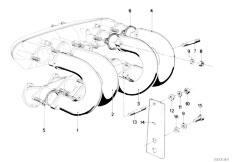 E12 520i M10 Sedan / Engine Intake Manifold System-2