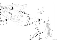 E12 520i M10 Sedan / Pedals Accelerator Pedal Bowden Cable