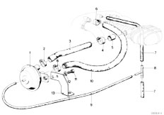 E12 520i M10 Sedan / Engine/  Vacuum Control Engine-2