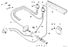 E12 518 M10 Sedan / Engine/  Vacuum Control Agr