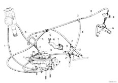 E12 525 M30 Sedan / Engine/  Vacum Control