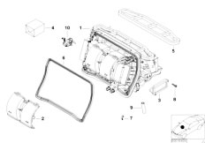 E46 320d M47 Touring / Heater And Air Conditioning/  Housing Parts Air Conditioning