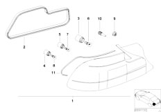 Z3 Z3 M3.2 S54 Coupe / Lighting Rear Light