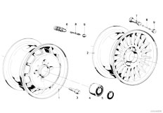 E21 316 M10 Sedan / Wheels/  Light Alloy Rim