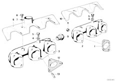 E12 525 M30 Sedan / Engine/  Exhaust Manifold-3