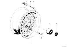 E21 318 M10 Sedan / Wheels/  Light Alloy Rim-2