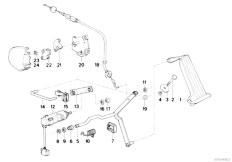 E34 525tds M51 Sedan / Pedals Acc Pedal Acceler Pedal Assy Potentiom