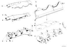 E12 520i M10 Sedan / Engine Exhaust Manifold