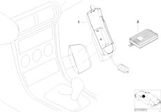 E46 330Ci M54 Cabrio / Communication Systems/  Retrofit Kit Hands Free Facili Siemens25