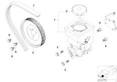 E39 520d M47 Touring / Steering Power Steering Pump