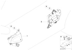 E65 740d M67 Sedan / Restraint System And Accessories/  Side Airbag