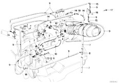 E12 520i M20 Sedan / Engine/  Vacuum Control Engine-3