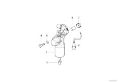 E36 325i M50 Cabrio / Brakes/  Pressure Accumulator Asc T