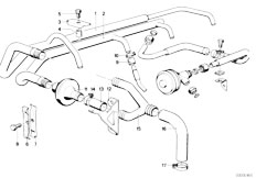 E12 518i M10 Sedan / Engine/  Emission Control