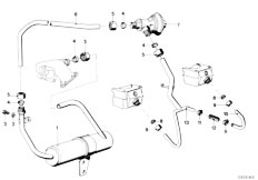 E12 525 M30 Sedan / Engine/  Emission Control