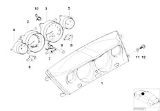 E52 Z8 S62 Roadster / Instruments Measuring Systems/  Instrument Cluster