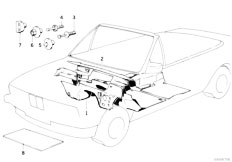 E30 M3 S14 Cabrio / Vehicle Trim Sound Insulation-2