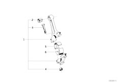 E30 316 M10 4 doors / Engine/  Crankshaft Connecting Rod