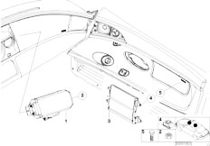 E52 Z8 S62 Roadster / Restraint System And Accessories Passenger Airbag And Side Airbag