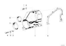 E30 320i M20 Cabrio / Engine/  Wheel Casing Lower Part