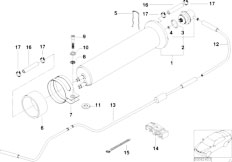 E39 540i M62 Sedan / Fuel Preparation System/  Fuel Filter Pressue Regulator