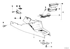 E30 325i M20 Cabrio / Vehicle Trim/  Storing Partition