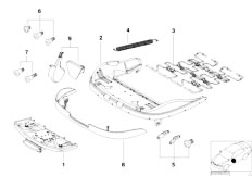 E46 320Ci M54 Coupe / Seats/  Bmw Sports Seat Frame Mechanical