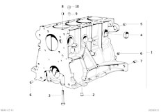 E36 318i M43 Cabrio / Engine/  Engine Block