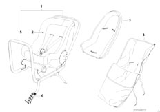 E46 330Ci M54 Cabrio / Universal Accessories/  Bmw Baby Seat 0
