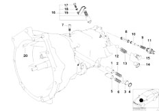 E39 M5 S62 Sedan / Manual Transmission/  S6s420g Inner Gear Shifting Parts