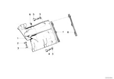 E12 525 M30 Sedan / Engine/  Upper Timing Case