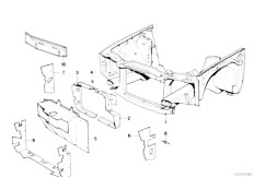 E30 M3 S14 2 doors / Bodywork/  Front Body Parts