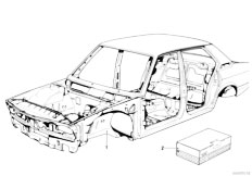 E12 520 M10 Sedan / Bodywork/  Body Skeleton