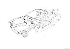 E31 850CSi S70 Coupe / Bodywork/  Body Skeleton