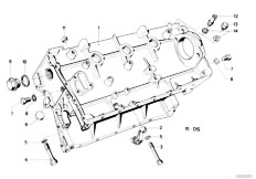 E12 518i M10 Sedan / Engine/  Engine Block