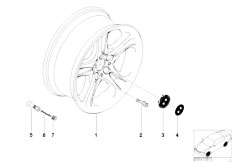 E52 Z8 S62 Roadster / Wheels/  Bmw La Wheel Double Spoke 59