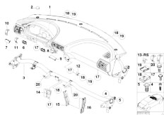 Z3 Z3 M3.2 S50 Coupe / Vehicle Trim/  Trim Panel Dashboard