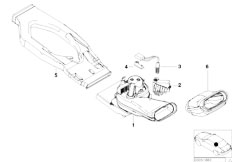 E39 520i M52 Sedan / Heater And Air Conditioning/  Blower Rear