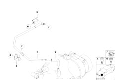 E53 X5 3.0d M57 SAV / Front Axle/  Final Drive Frnt Axle Ventilat 4 Wheel