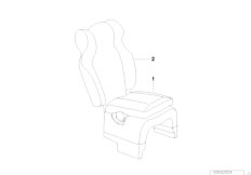 E36 323i M52 Touring / Universal Accessories/  Integrated Child Seats