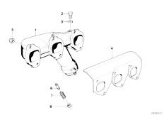 E34 530i M30 Sedan / Engine/  Exhaust Manifold