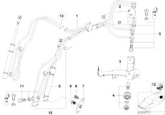 E52 Z8 S62 Roadster / Sliding Roof Folding Top/  Electro Hydraulic Folding Top Parts