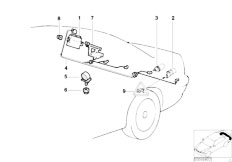 E39 520i M54 Sedan / Distance Systems Cruise Control/  Park Distance Control Pdc