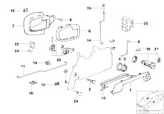 E36 M3 S50 Cabrio / Bodywork/  Door Control Front