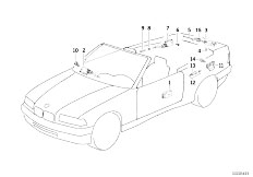 E36 325i M50 Cabrio / Bodywork Central Locking System