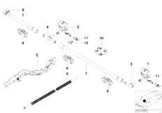 E46 320d M47 Touring / Vehicle Electrical System/  Single Parts For Windshield Cleaning