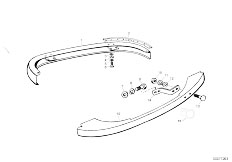 ISE 300 1 Zyl Sedan / Vehicle Trim Bumper Front