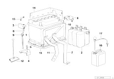 E34 525ix M50 Touring / Vehicle Electrical System/  Battery Empty