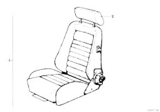E30 316 M10 2 doors / Seats/  Recaro Sports Seat